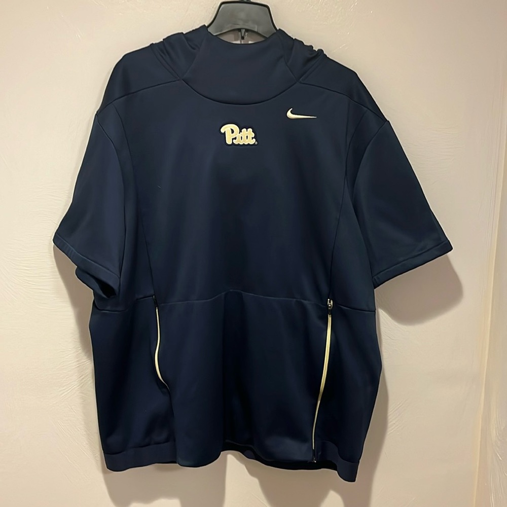 Nike Pitt Panthers short sleeve sweatshirt